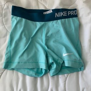 blue nike pros